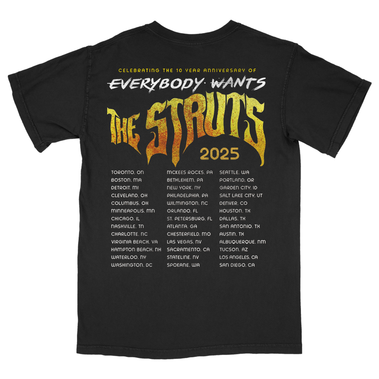 Everybody Wants Tour Tee