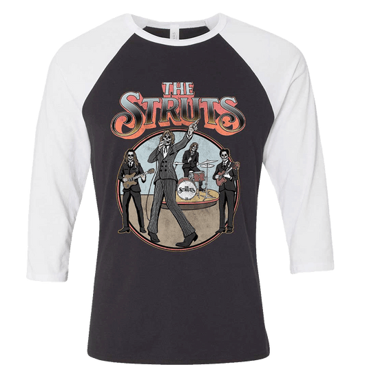 Spring 2024 Pretty Vicious Skully Band Raglan