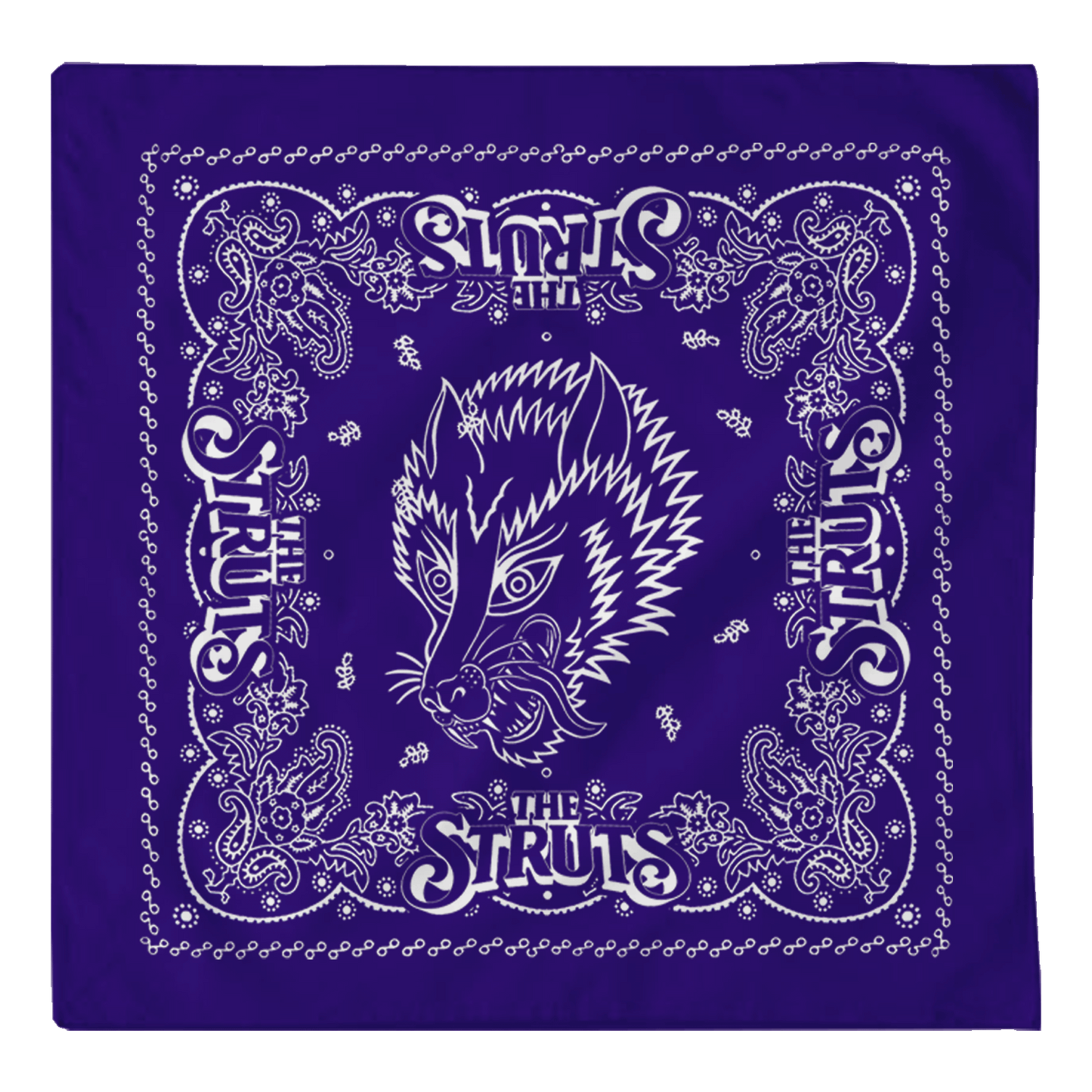 Wolf Bandana - Purple